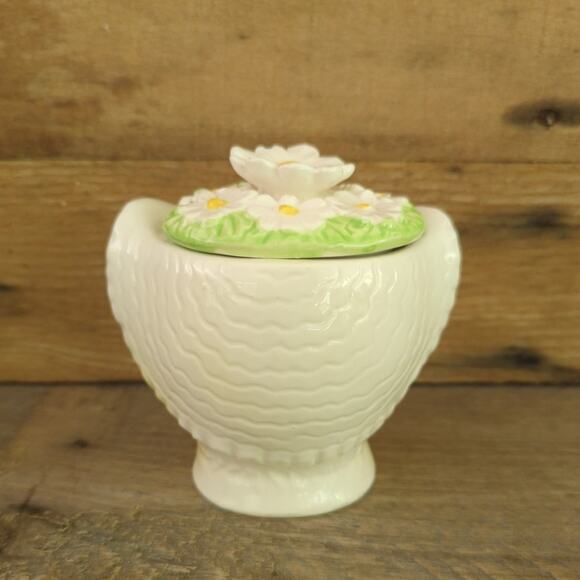 Vintage Winking Kitty by Enesco Lidded Sugar Bowl Anthropomorphic Kitschy Japan - Picture 3 of 10